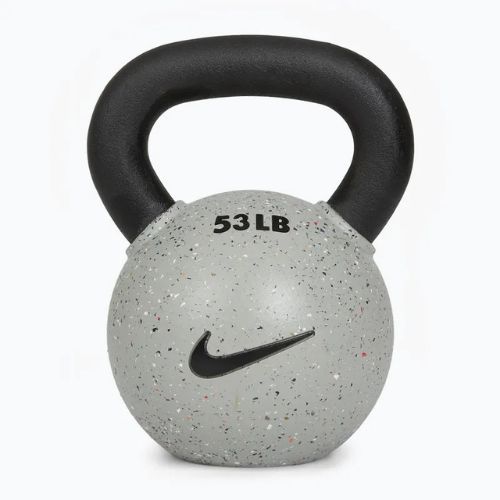 Кетълбел Nike Strength Rubber Coated 24kg smoke grey