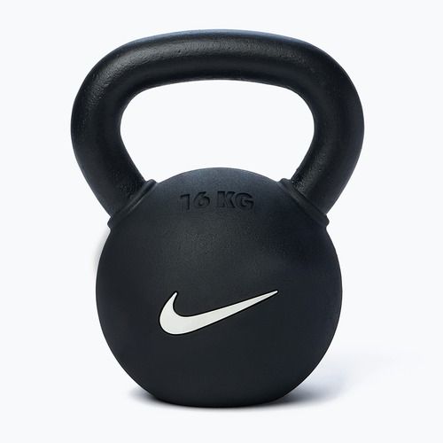 Кетълбел Nike Strength Rubber Coated 16 kg black/white