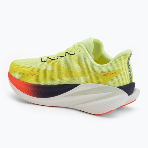 Мъжки обувки за бягане Hoka Mach X 3 Wide neon yuzu/squid ink