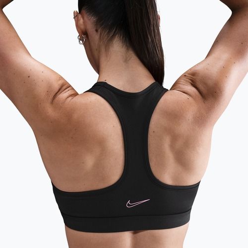 Спортен сутиен Nike Swoosh Medium Support black