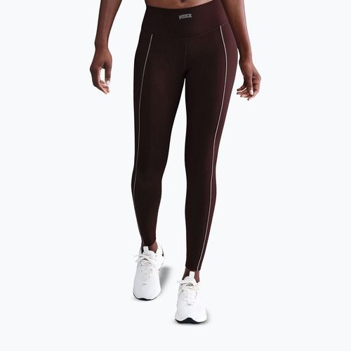 Дамски клин Nike One High-Waisted burgundy crush