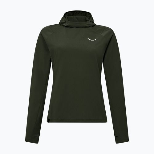 Дамски трекинг суитшърт Salewa Puez Sun Hoodie dark olive