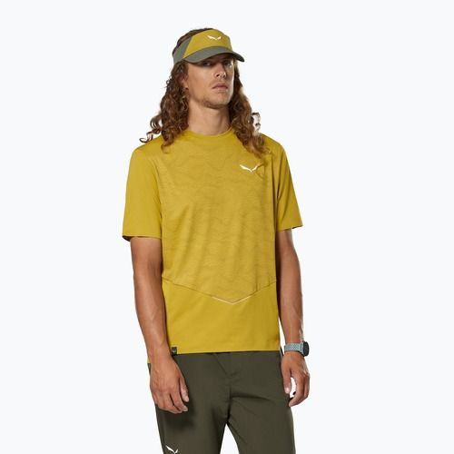 Мъжка тениска Salewa Pedroc Tech Dry olive oil