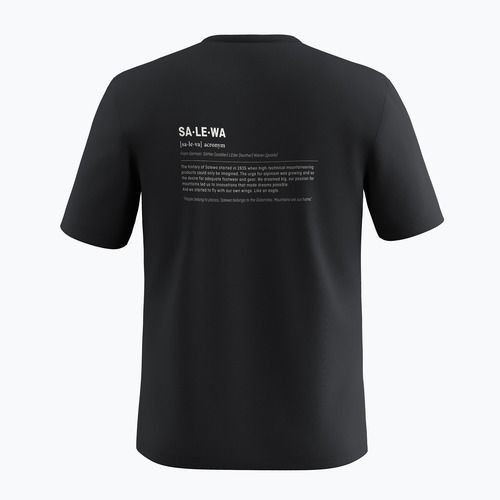 Мъжка тениска Salewa Eagle Vocab black out
