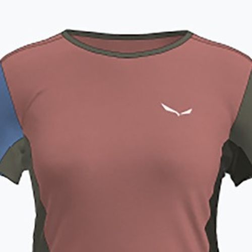 Дамска тениска за трекинг Salewa Puez Sporty Dry desert pink/multi