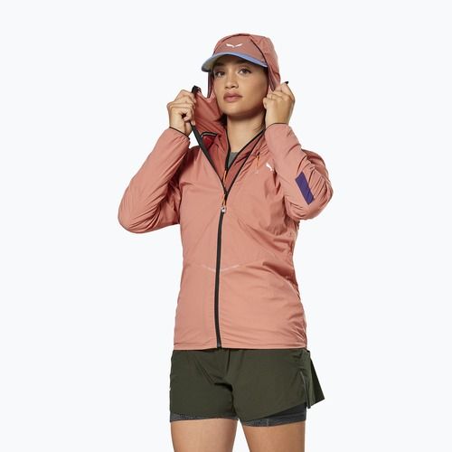 Дамско ветроустойчиво яке Salewa Pedroc Wind HD Light desert pink