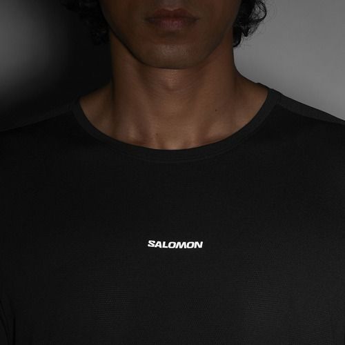 Мъжка блуза с дълъг ръкав Salomon Shakeout Core deep black