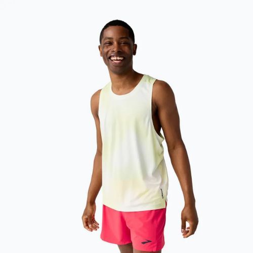 Мъжка тениска за бягане Brooks Dash Singlet Printed Sleeveless euphoryc luminary
