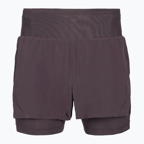 Мъжки шорти за бягане Brooks High Point 5“ 2IN1 2.0 dark russet