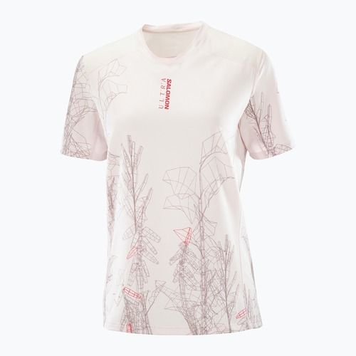 Дамска тениска за бягане Salomon S/Lab Ultra Tee Aop lilac ash