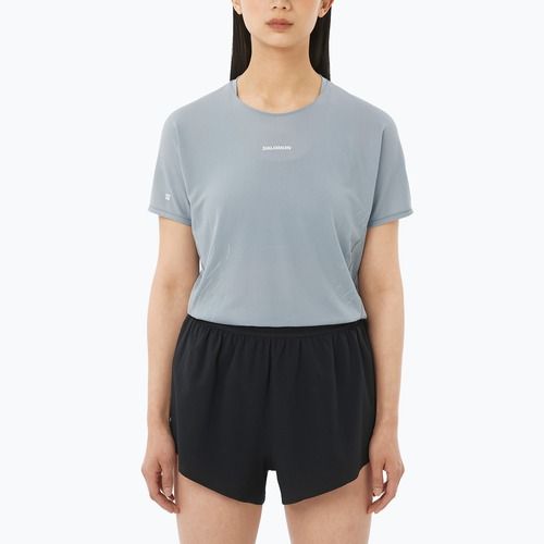 Дамска тениска за бягане Salomon Sense Aero SS Tee GFX trade winds