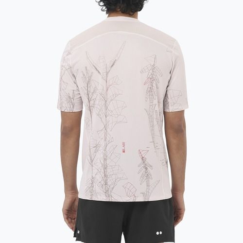 Мъжка тениска за бягане Salomon S/Lab Ultra Tee Aop lilac ash