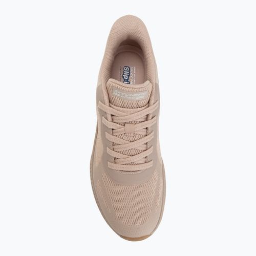Дамски обувки SKECHERS Bobs Squad 4 Staple Look beige