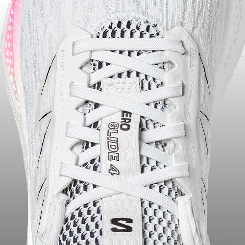 Дамски обувки за бягане Salomon Aero Glide 4 white/white/black