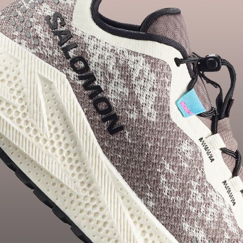 Дамски обувки за бягане Salomon Aero Glide 4 GRVL vanilla ice/black iron