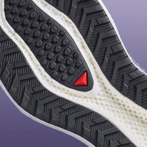 Дамски обувки за бягане Salomon Aero Glide 4 GRVL shadow gray/deep blue/butterfly