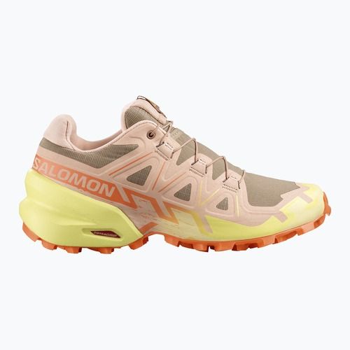 Дамски обувки за бягане Salomon Speedcross 6 burro/sunny lime/almond cream