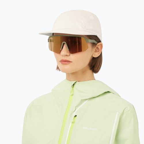 Шапка с козирка Salomon Bonatti Pro 5 Panel whisper white