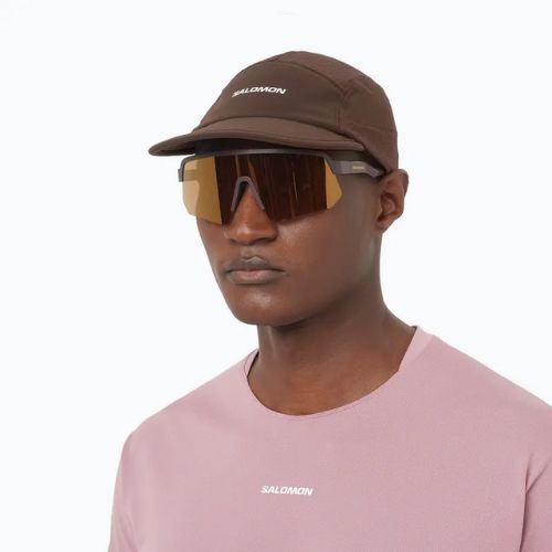 Шапка с козирка Salomon Sense Aero coffee bean