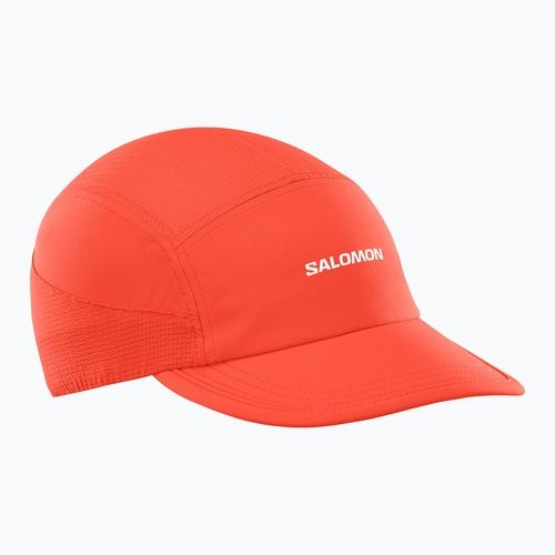 Шапка с козирка Salomon Sense Aero fiery red
