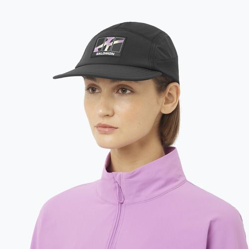Шапка с козирка Salomon Sense Aero pink frosting/acid lime