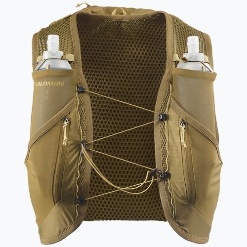 Жилетка за бягане Salomon Active Skin 12 Set brilliant olive/willow