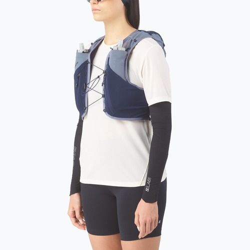 Жилетка за бягане Salomon ADV SKIN 12 Gradient Set martime blue/gray