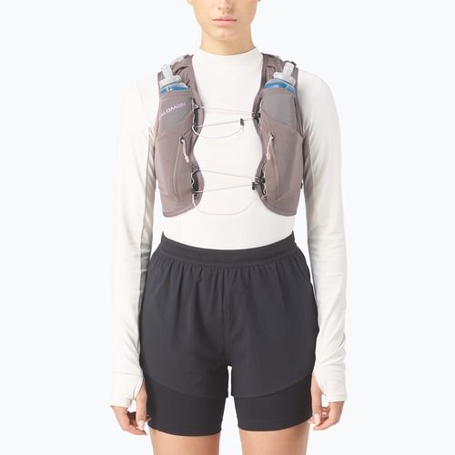 Дамска жилетка за бягане Salomon ADV SKIN 12 Gradient Set iron/shadow gray