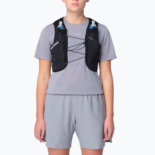 Жилетка за бягане Salomon S/Lab Pulsar with 3 Flasks black/white