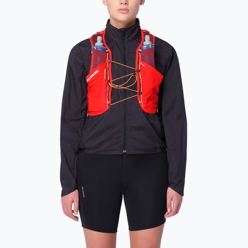 Жилетка за бягане Salomon S/Lab Pulsar 3 Set fiery red/andorra/orange pop