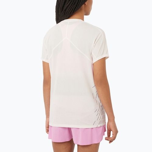Дамска тениска за бягане Salomon Sense Aero SS Tee GFX whisper white