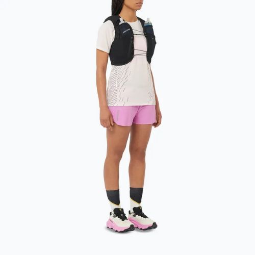 Дамска тениска за бягане Salomon Sense Aero SS Tee GFX whisper white