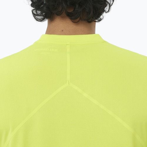 Мъжка тениска за бягане Salomon Sense Aero SS Tee GFX acid lime