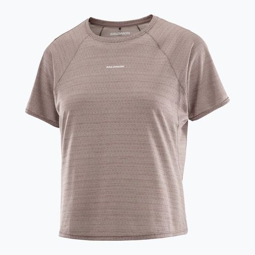 Дамска тениска за бягане Salomon Shakeout Air Cropp iron