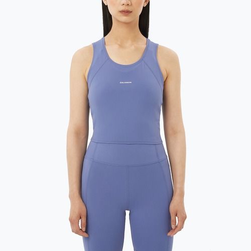 Дамска тениска за бягане Salomon SHAKEout Bliss Tanklette marlin