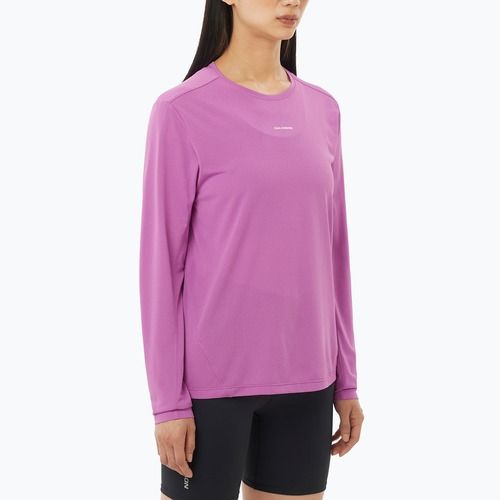 Дамска блуза с дълъг ръкав Salomon Shakeout Core iris orchid