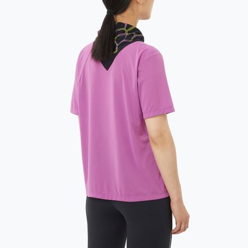Дамска тениска за бягане Salomon Shakeout Core iris orchid