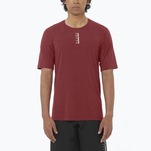 Мъжка тениска за бягане Salomon Ultra Tee syrah