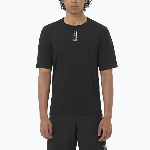 Мъжка тениска за бягане Salomon Ultra Tee deep black