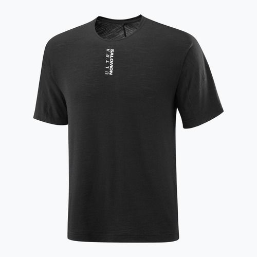 Мъжка тениска за бягане Salomon Ultra Tee deep black