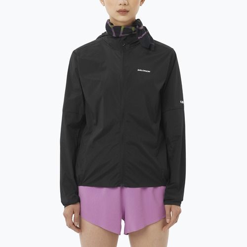 Дамско яке за бягане Salomon Sense Aero Wind black