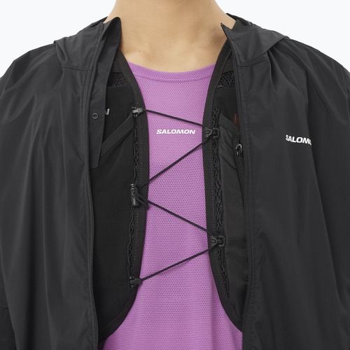 Дамско яке за бягане Salomon Sense Aero Wind black