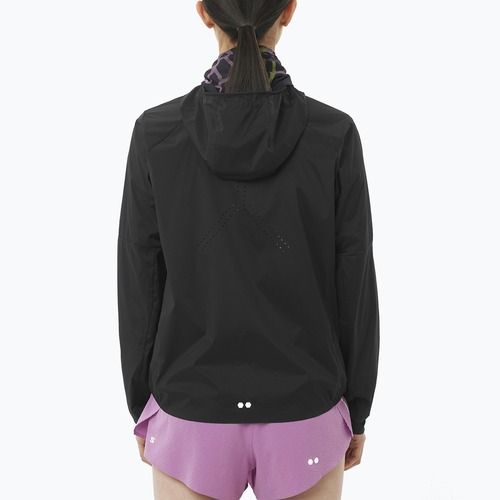 Дамско яке за бягане Salomon Sense Aero Wind black
