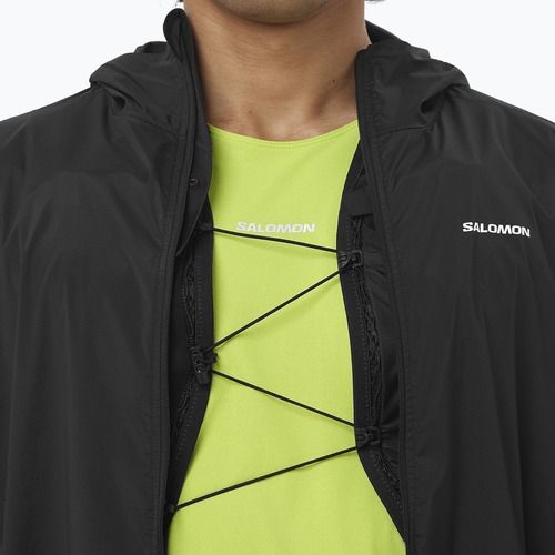 Мъжко яке за бягане Salomon Sense Aero Wind black