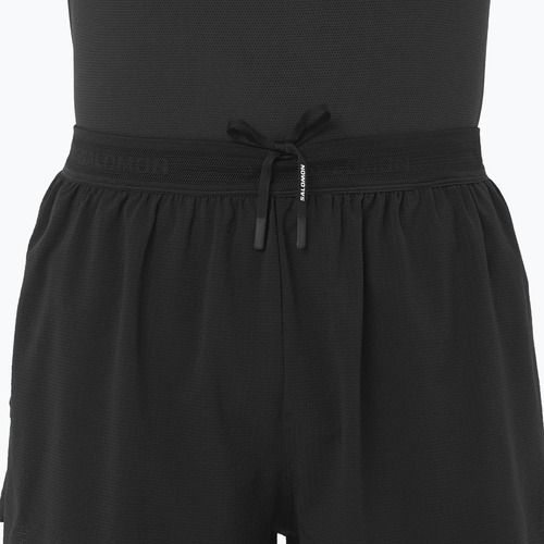 Мъжки шороти за бягане Salomon Aero SPLT 3“ deep black