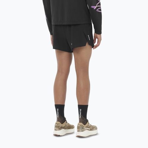 Мъжки шороти за бягане Salomon Aero SPLT 3“ deep black
