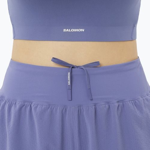 Дамски шорти за бягане Salomon Sense Aero Stow 4“ marlin