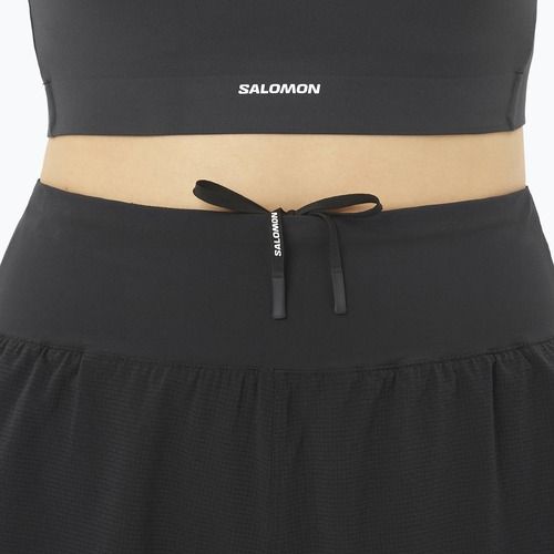 Дамски шороти за бягане Salomon Sense Aero Stow 4“ deep black