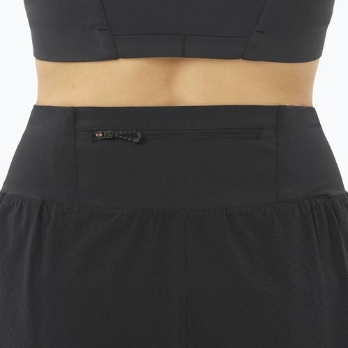 Дамски шороти за бягане Salomon Sense Aero Stow 4“ deep black