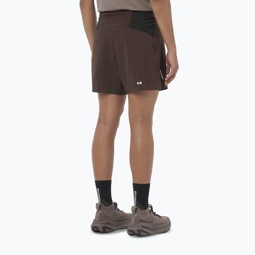 Мъжки шорти за бягане Salomon Sense Aero Stow 5“ coffee bean